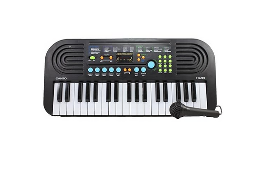 CANTO Music Electronic Keyboard - 37-Key Mini Piano for Kids