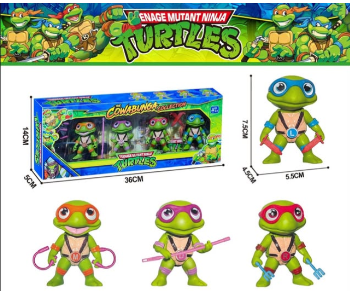 Teenage Mutant Ninja Turtles - The Cowabunga Collection 4-Pack