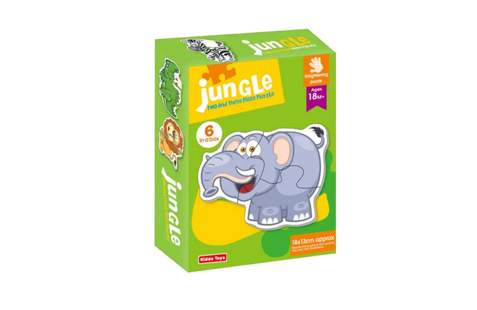 Jungle Baby Puzzles - 6-in-1 Animal Puzzle Collection