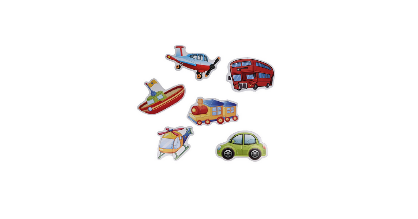 Transport Puzzle Set (6 Pieces)