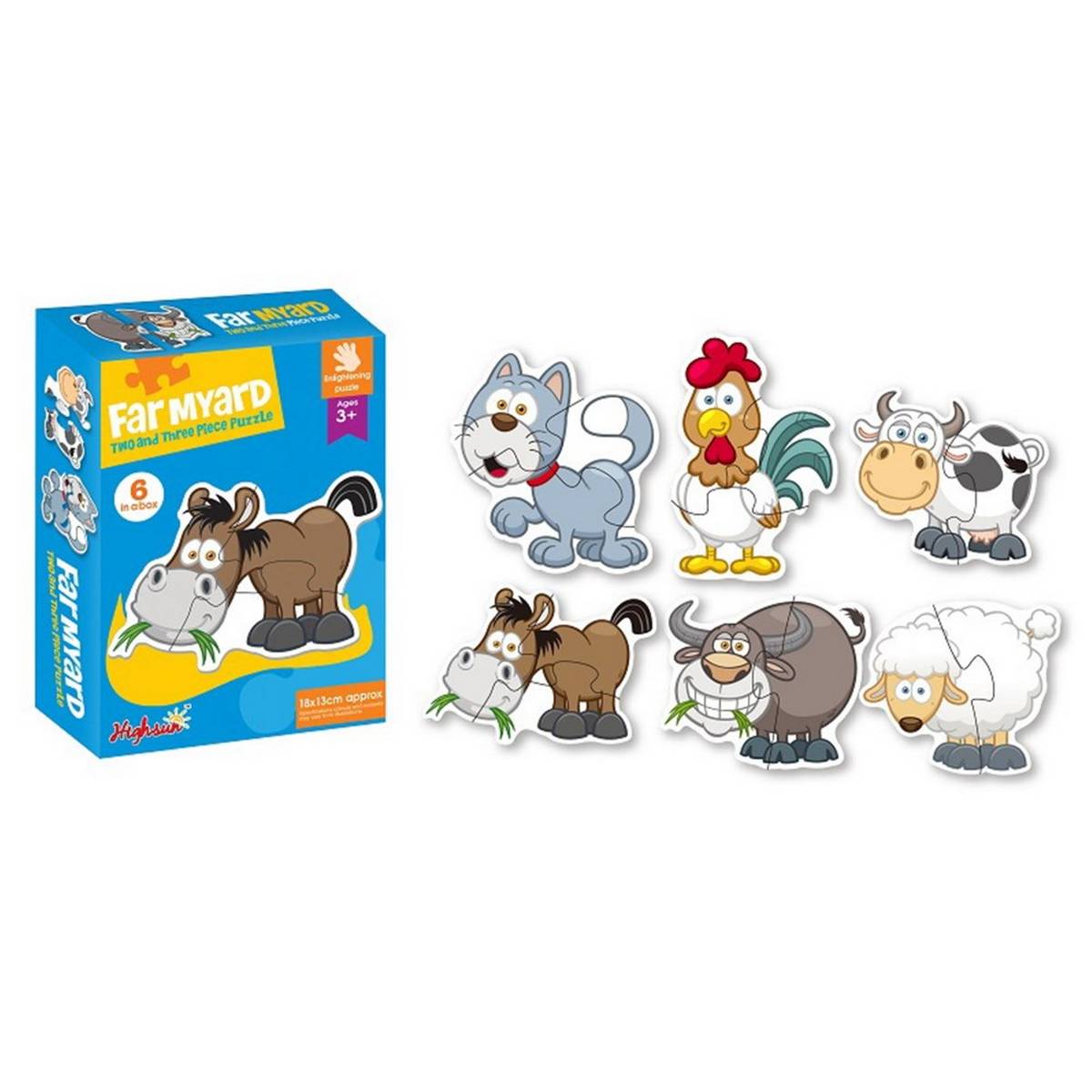 Farmyard Animal Matching Puzzle - Baby & Adult Pairs Game