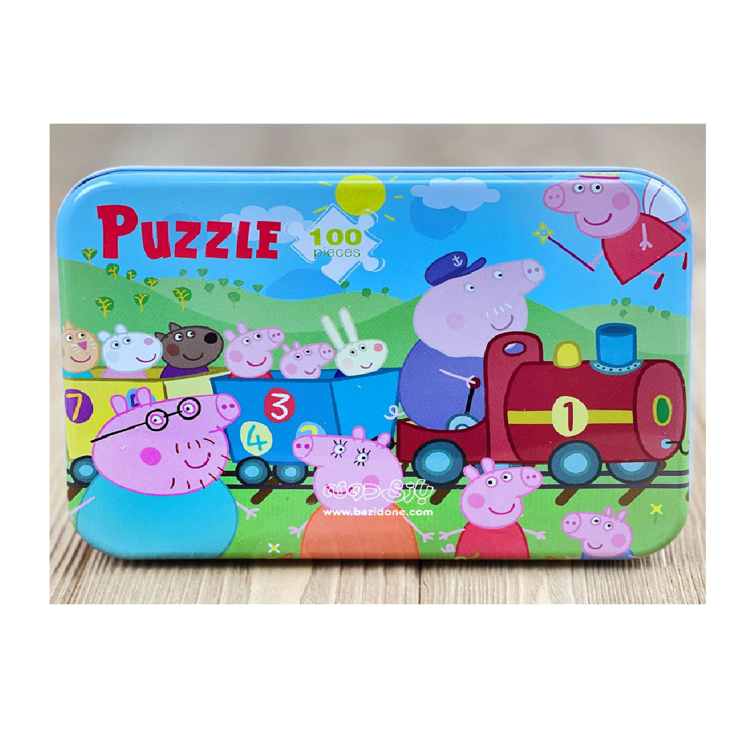Peppa Pig 100-Piece Jigsaw Puzzle in Collectible Tin Case