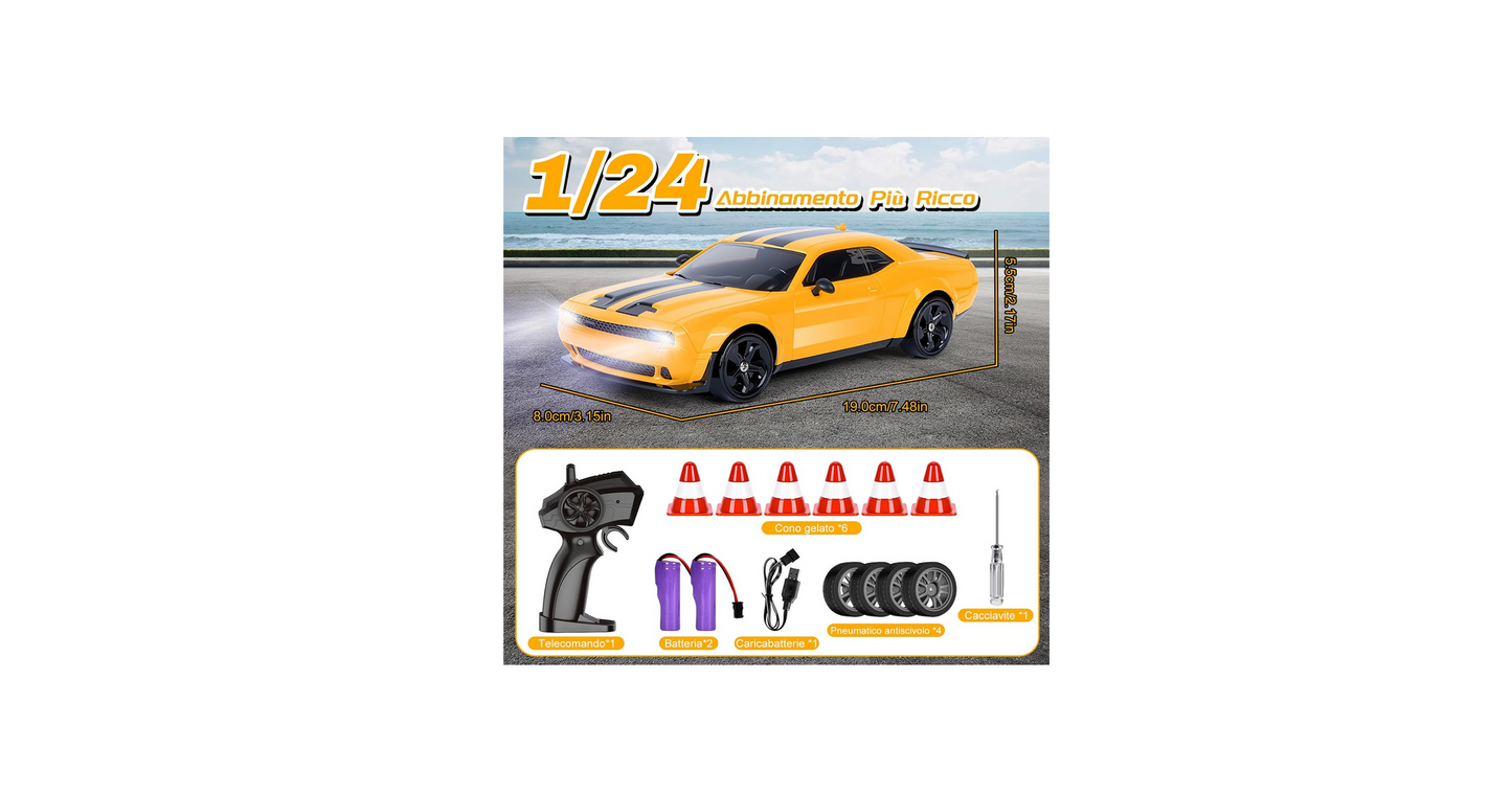 Scale RC Drift Car - Complete Racing Bundle