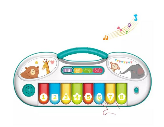 Musical Piano Baby Keyboard - Multi-Mode Learning Toy with Lights & Sounds