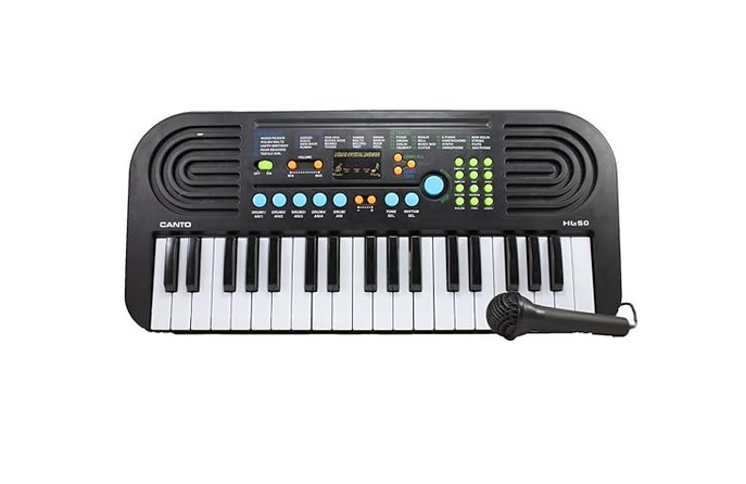 CANTO Music Electronic Keyboard - 37-Key Mini Piano for Kids