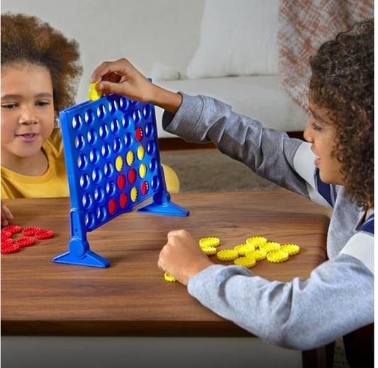 Connect 4 Classic Game by Hasbro - Vertical Strategy Board Game