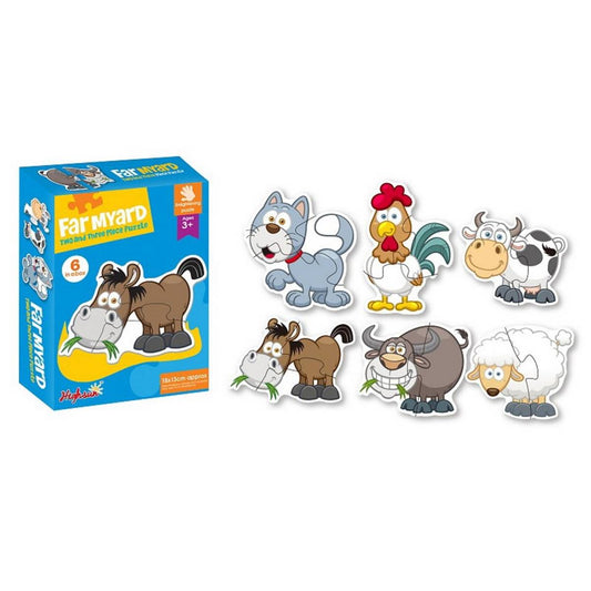 Farmyard Animal Matching Puzzle - Baby & Adult Pairs Game