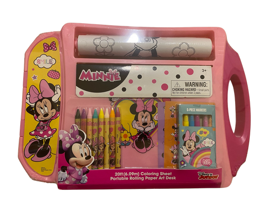 Disney Minnie Mouse Portable Rolling Paper Art Desk