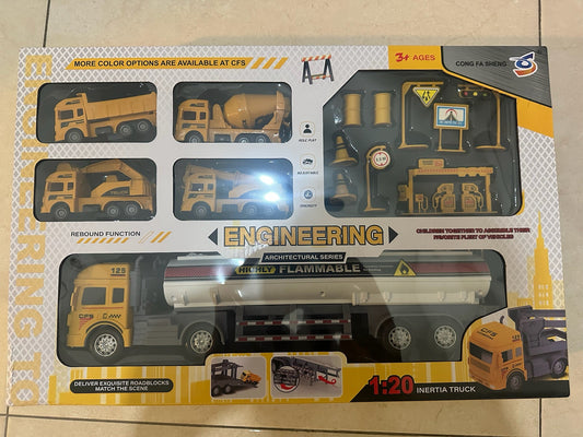 Engineering Construction Truck Play Set