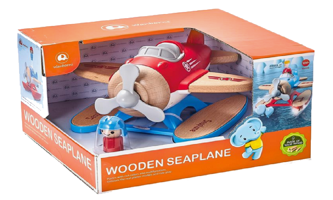 Wooden Seaplane Toy